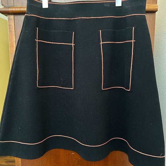 Sandro Paris Black Skirt - Size 2 - Picture 5 of 5